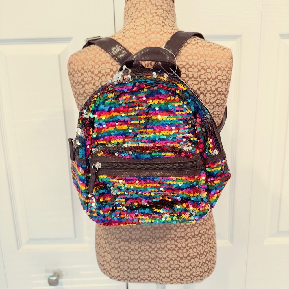 NWT Sequin Backpack
